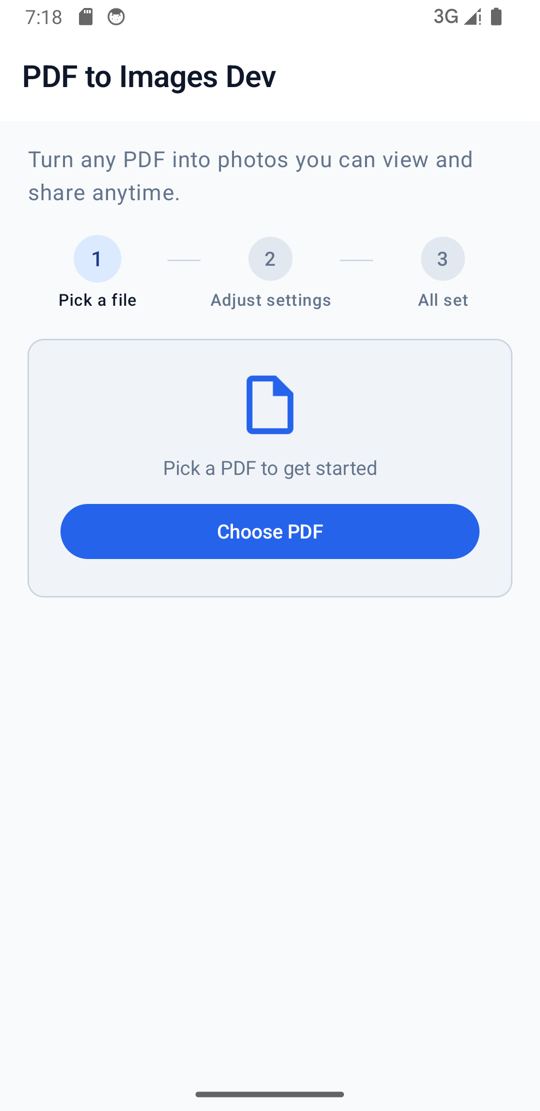 选择 PDF 页面截图